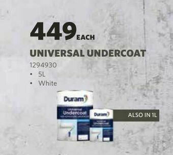 Universal undercoat