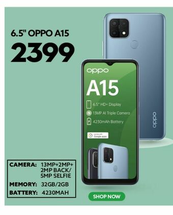 Ackermans 6.5" oppo a15 offer