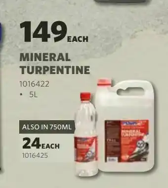 Mineral turpentine