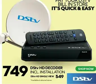 Ackermans Dst hd decoder offer