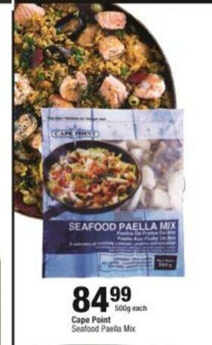 Caper Point Seafood Paella Mix 500g Each Offer At Checkers