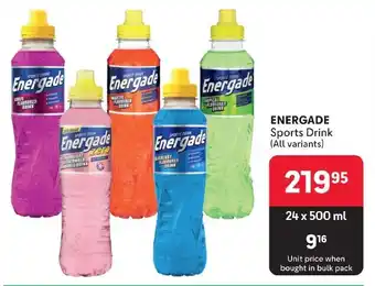 Makro ENERGADE Sports Drink (All variants) offer