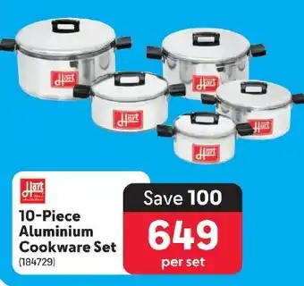 Makro 10-Piece Aluminium Cookware Set offer