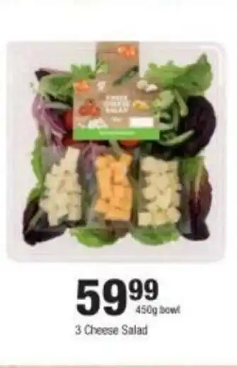 Checkers 3 Cheese Salad 450g Bowl offer