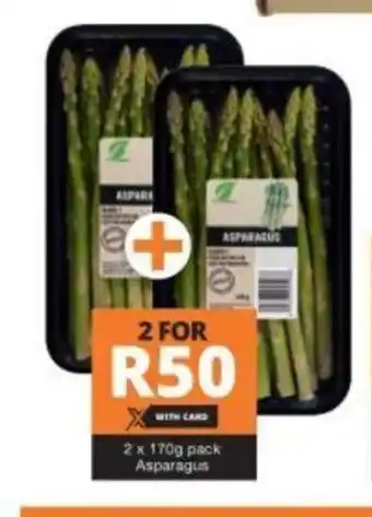 Checkers Asparagus 2 x 170g pack offer