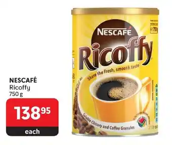 Makro NESCAFÉ Ricoffy 750g offer