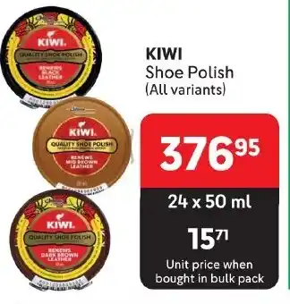 Makro KIWI Shoe Polish (All variants) offer