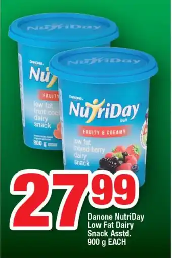 Danone NutriDay Low Fat Dairy Snack Asstd. 900g EACH offer at OK Foods