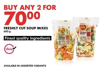 Woolworths FRESHLY CUT SOUP MIXES 600g offer