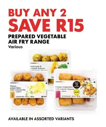 Woolworths PREPARED VEGETABLE AIR FRY RANGE offer