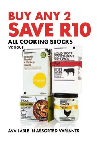Woolworths ALL COOKING STOCKS offer
