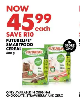 Woolworths FUTURELIFE SMARTFOOD CEREAL offer