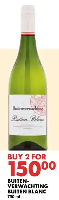 BUITENVERWACHTING BUITEN BLANC