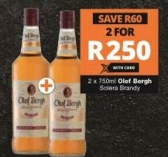 Olof Bergh Solera Brandy 2 x 750ml