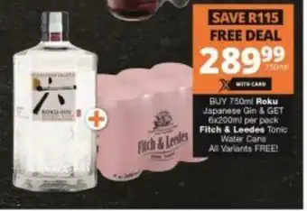 Roku Japanese Gin 750ml