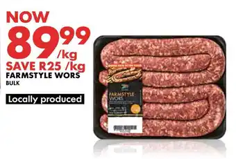 Woolworths FARMSTYLE WORS BULK offer