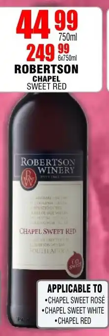 Prestons ROBERTSON CHAPEL SWEET RED offer