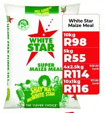 1UP White Star Maize Meal 10kg offer
