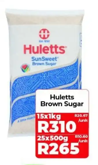 1UP Huletts Brown Sugar 15x1kg offer