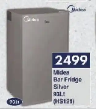 President Hyper Midea Bar Fridge Silver 93Lt offer