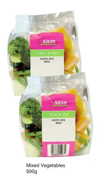 Save Mixed Vegetables 500g offer