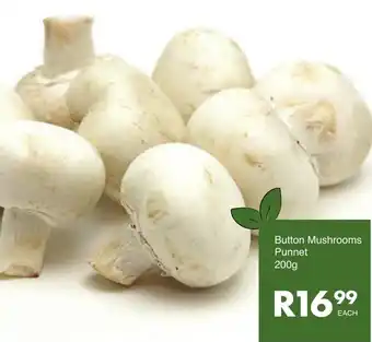Save Button Mushrooms Punnet 200g offer