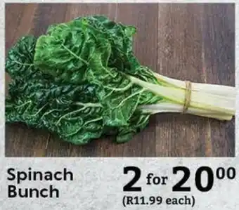 Oxford Freshmarket Spinach Bunch offer