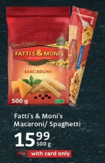 Fatti's & Moni's Macaroni/ Spaghetti