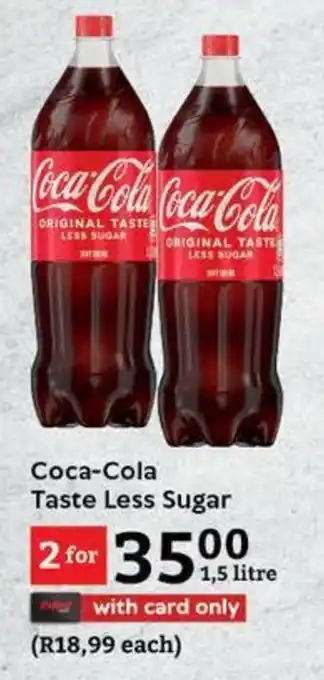 Oxford Freshmarket Coca-Cola Taste Less Sugar offer
