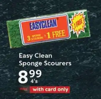 Easy Clean Sponge Scourers