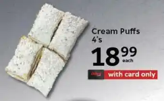 Oxford Freshmarket Cream Puffs 4's offer