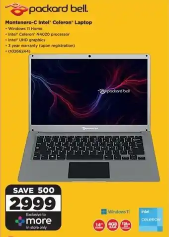 HiFi Corp Montenero-C Intel Celeron Laptop offer