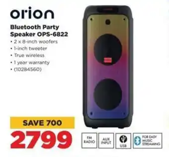 HiFi Corp Bluetooth Party Speaker OPS-6822 offer