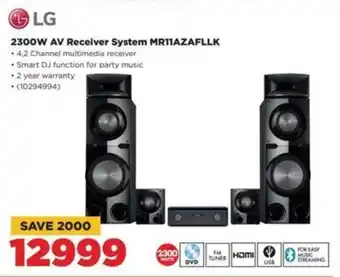 HiFi Corp LG 2300W AV Receiver System MR11AZAFLLK offer