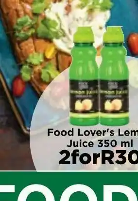 Food Lover's Market Food lover's lemon juice 2 offer