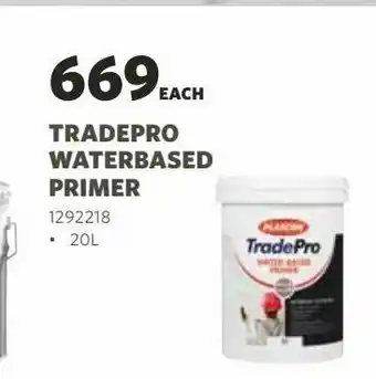 BUCO Tradepro waterbased primer offer