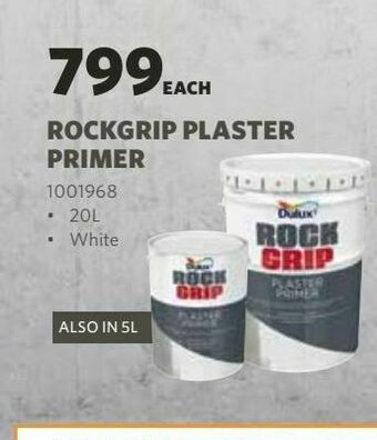 Rockgrip plaster primer
