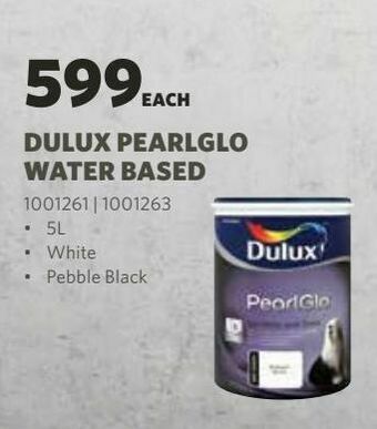 Dulux pearlglo water based