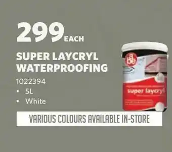 Super laycryl waterproofing