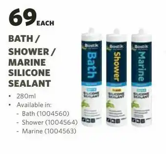 BUCO Bath/shower/marine silicone sealant offer