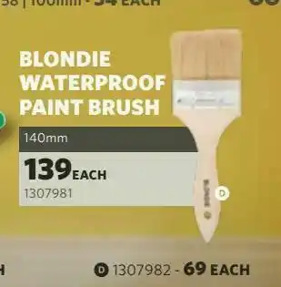 BUCO Blondie waterproof paint brushes offer