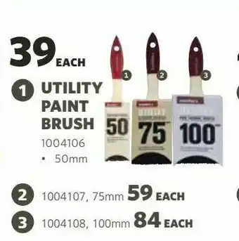 BUCO Utility paint brushes offer