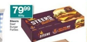 Checkers Steers Beef Burger Patties 600g offer