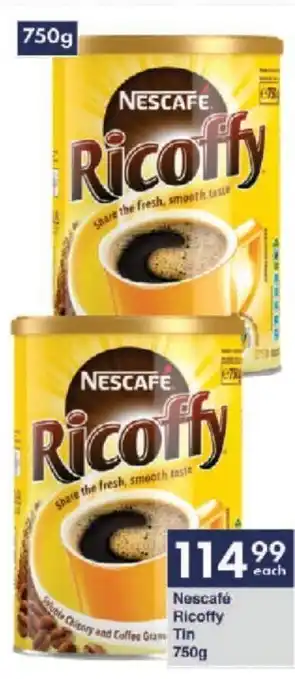 President Hyper Nescafé Ricoffy Tin 750g offer