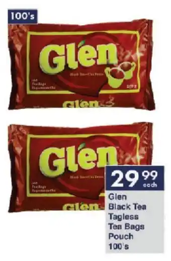 President Hyper Glen Black Tea Tagless Tea Bags Pouch 100's offer