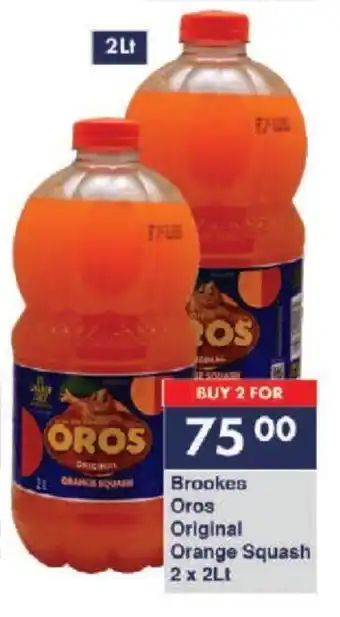 President Hyper Brookes Oros Original Orange Squash 2 x 2Lt offer