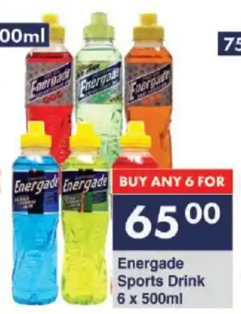 President Hyper Energade Sports Drink 6 x 500ml offer