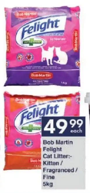 President Hyper Bob Martin Felight Cat Litter Kitten/ Fragranced/ Fine 5kg offer