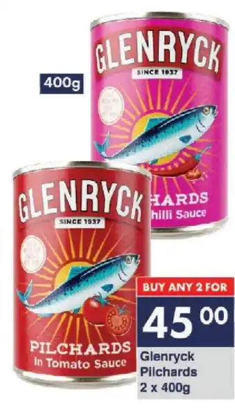 Glenryck Pilchards 2 x 400g