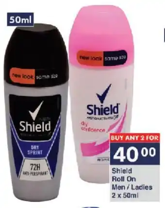 Shield Roll On Men/ Ladies 2 x 50ml